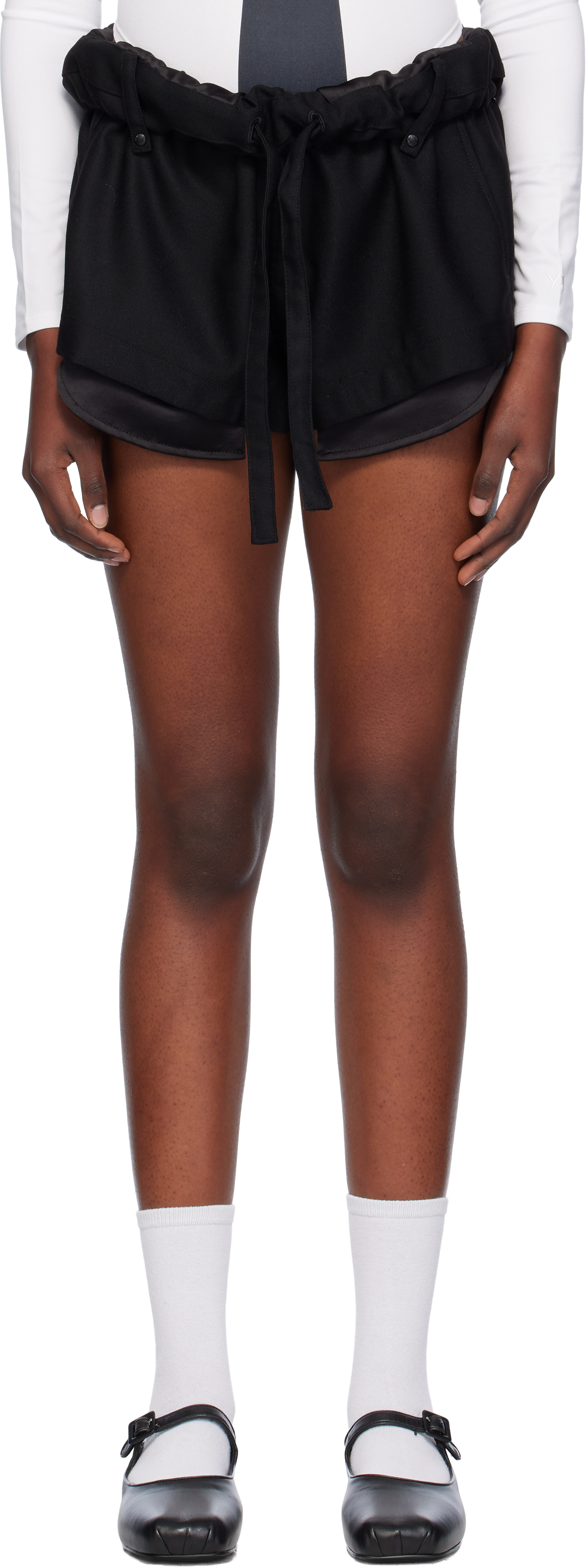 ☆韓国の人気☆【OPEN YY】☆ROLLED WAIST MINI SHORT.S☆ OPEN YY