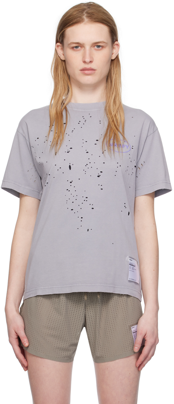 Gray Ventilated T-Shirt
