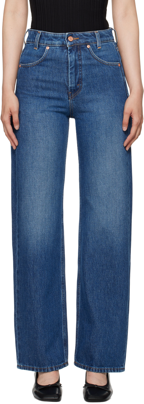 【関税込み】BITE ブルー Ease ジーンズ Blue Ease Jeans by BITE on Sale