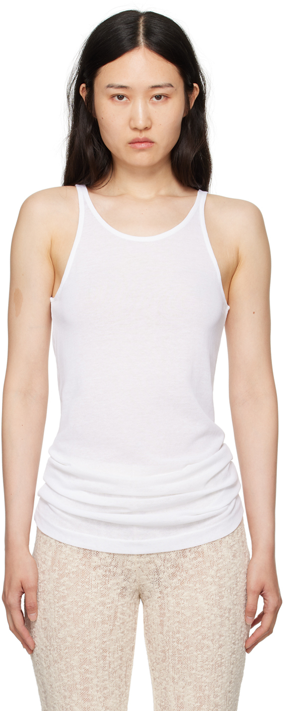 White Transparent Tank Top