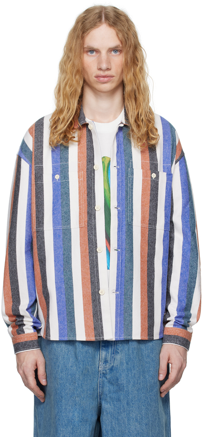 Multicolor Striped Over Shirt