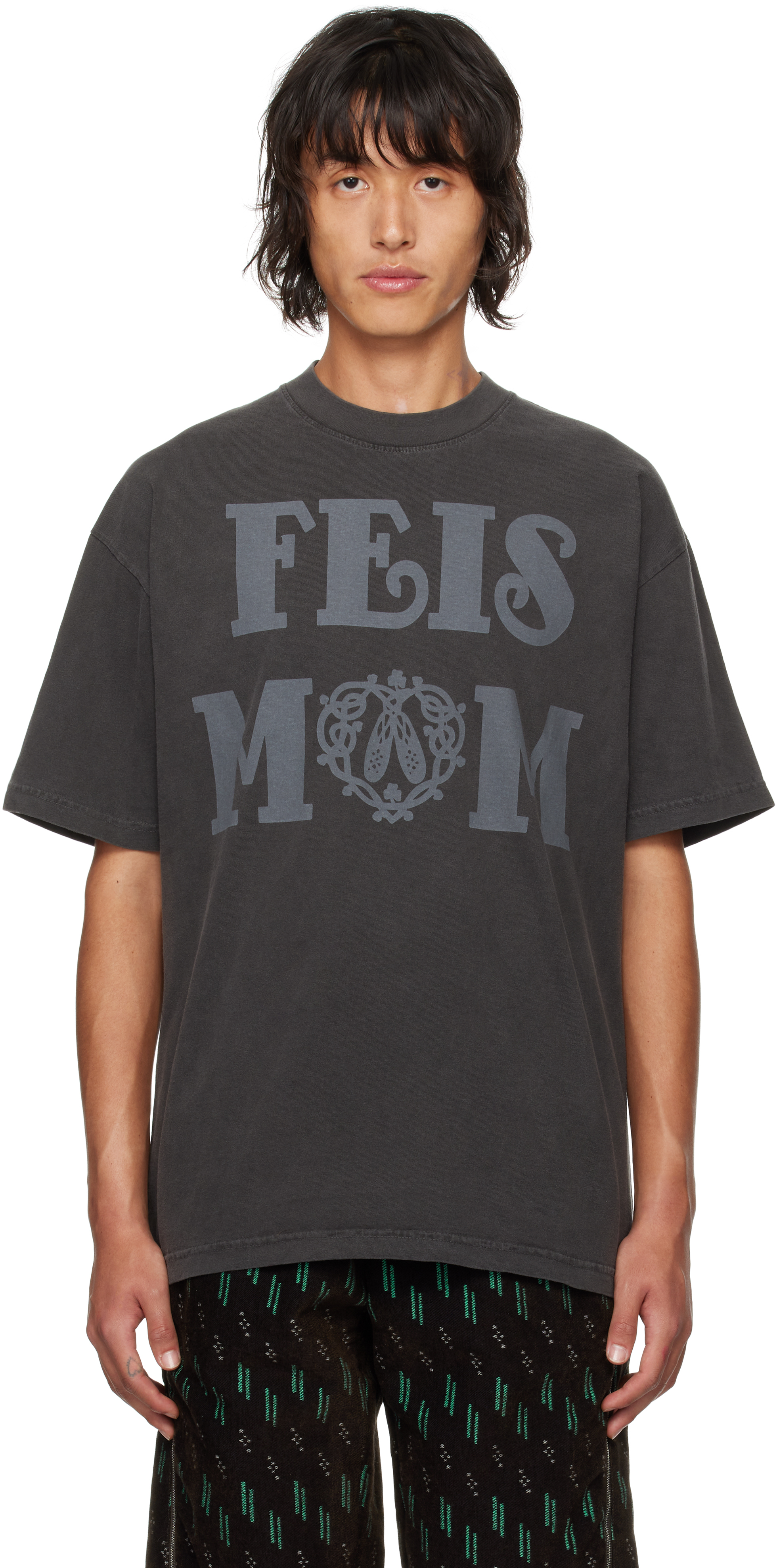 Robyn Lynch Gray 'feis Mom' T-shirt In Stone Grey