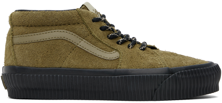 Vans: Khaki Sk8-Mid Sneakers | SSENSE