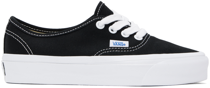 Vans Black Authentic Sneakers In Lx Black/white