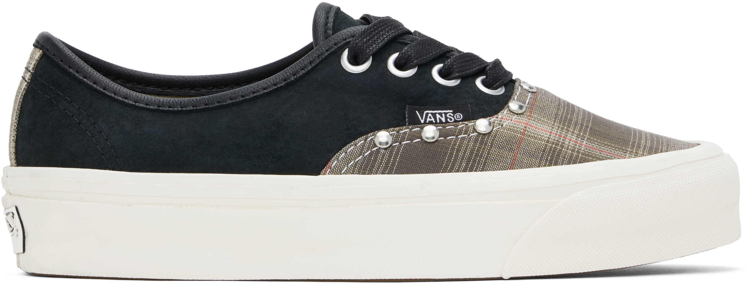 Vans Women\'s Khaki and Black Sneakers Vans Unisex Knu Skool Woman 721277-W Khaki – Level Shoes main image 3