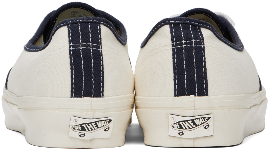 Vans Navy & White Premium Authentic 44 Sneakers In Lx Baritone Blue