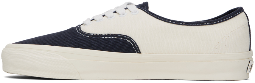 Vans Navy & White Premium Authentic 44 Sneakers In Lx Baritone Blue