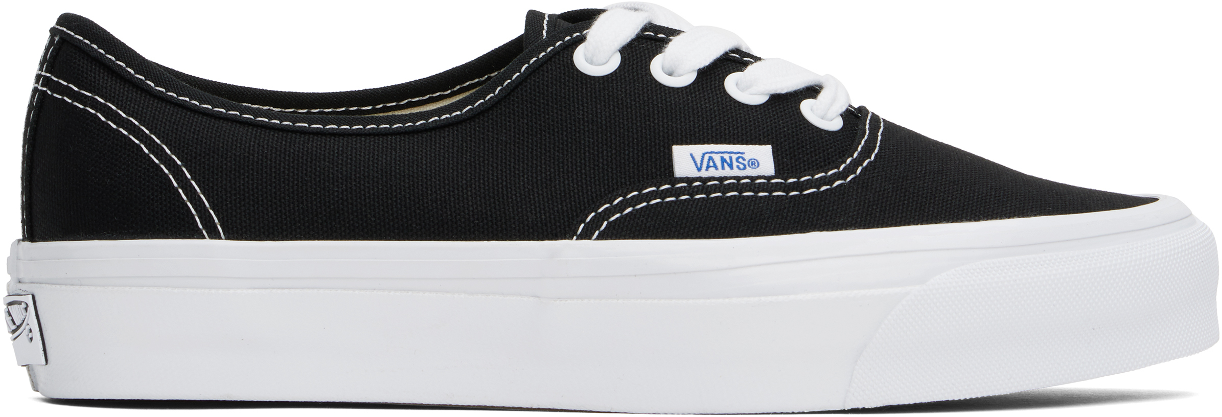 Shop Vans Black Premium Authentic 44 Sneakers In Lx Black/white