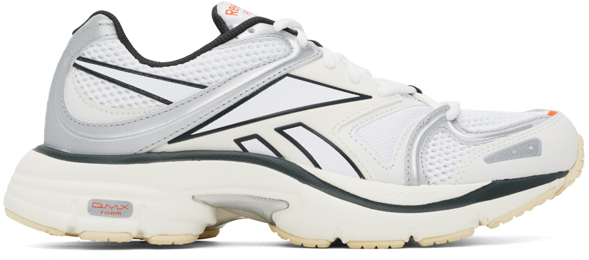 Reebok White Premier Road Plus Vi Sneakers In Chalk/barely Grey/wh