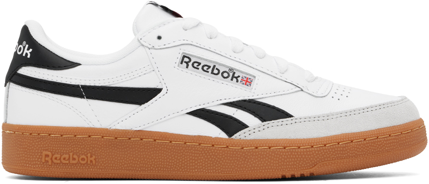 Shop Reebok White Club C Revenge Vintage Sneakers In White/black/gum