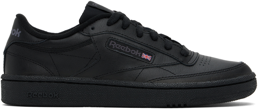 Reebok Black Club C 85 Sneakers In Int-black/charcoal