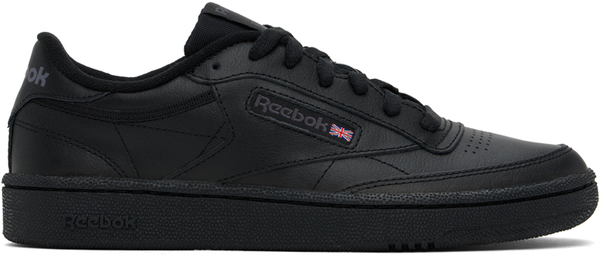 REEBOK BLACK CLUB C 85 SNEAKERS 