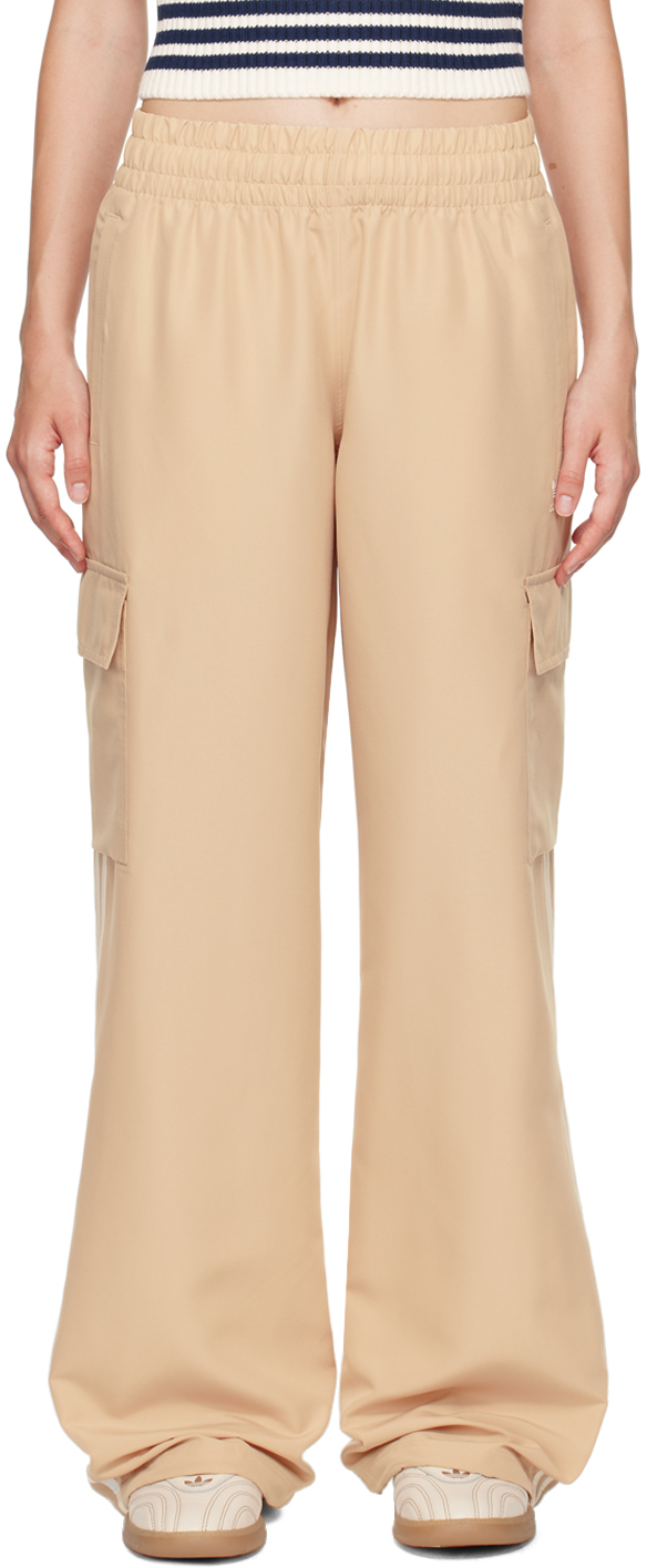 Beige Adicolor Cargo Trousers