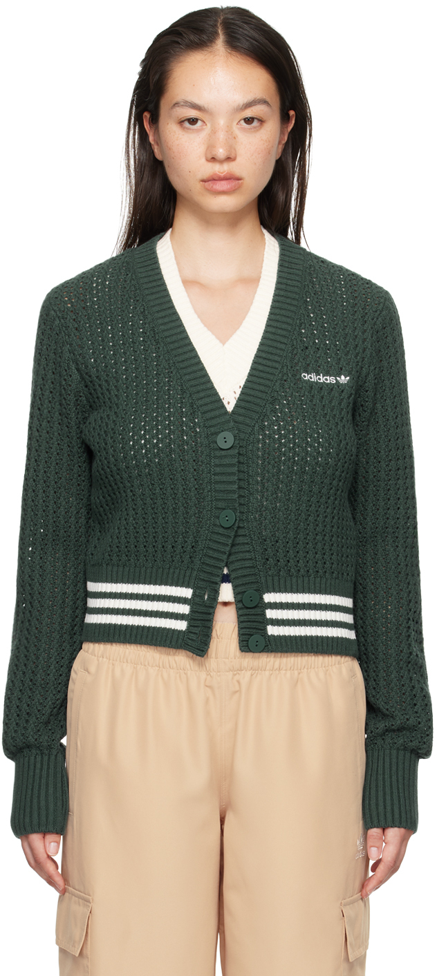 Green Knit Cardigan