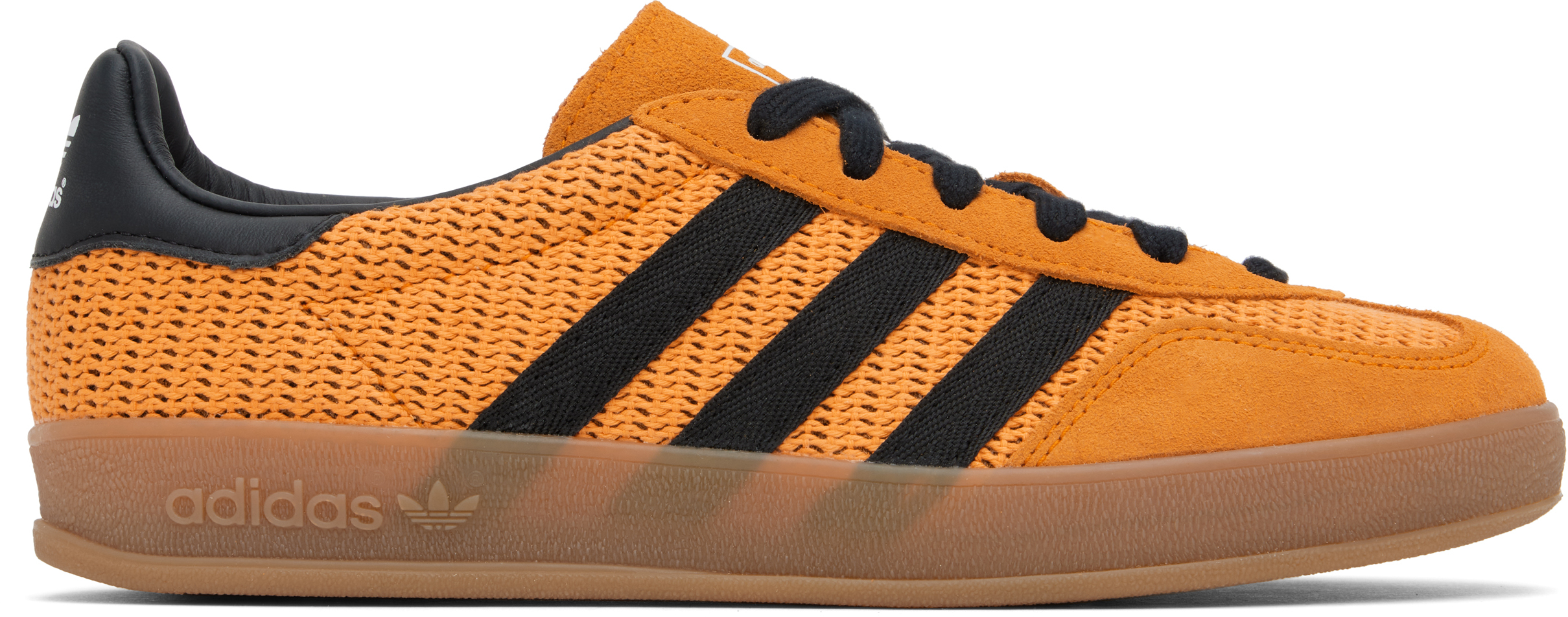 Adidas Originals Orange Gazelle Indoor Sneakers In Eqt Orange / Core Bl