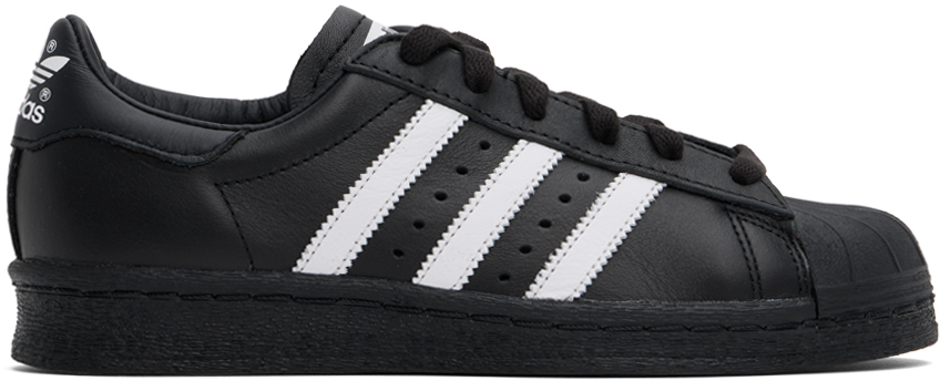 Adidas Originals Black & White Superstar 82 Sneakers In Core Black / Ftwr Wh