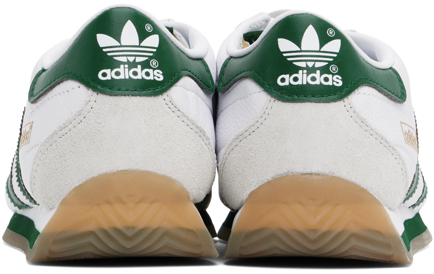 Adidas Originals Womens Adidas Country Og Brand-stamp Leather Low-top Trainers In Ftwr White / Collegi