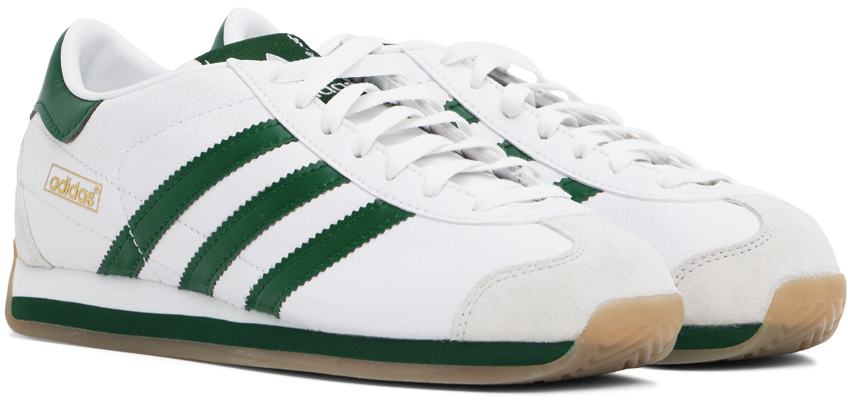 Adidas Originals Womens Adidas Country Og Brand-stamp Leather Low-top Trainers In Ftwr White / Collegi