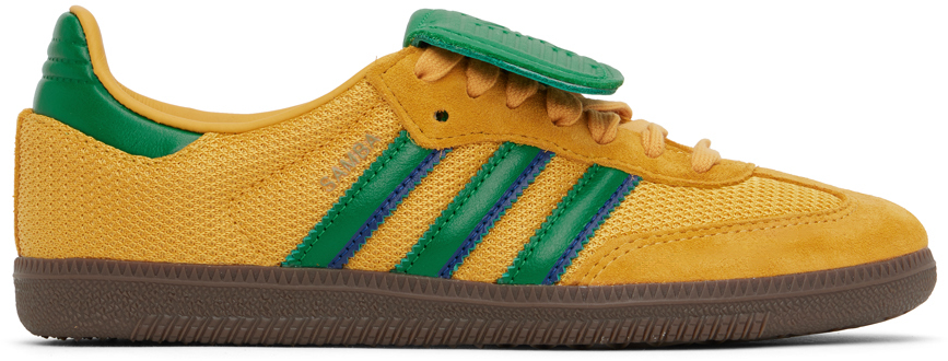 adidas Originals: Yellow Samba OG Sneakers | SSENSE