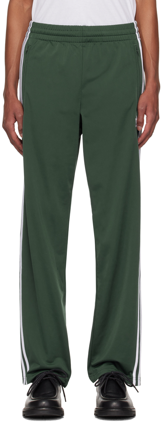 Green track pants adidas online