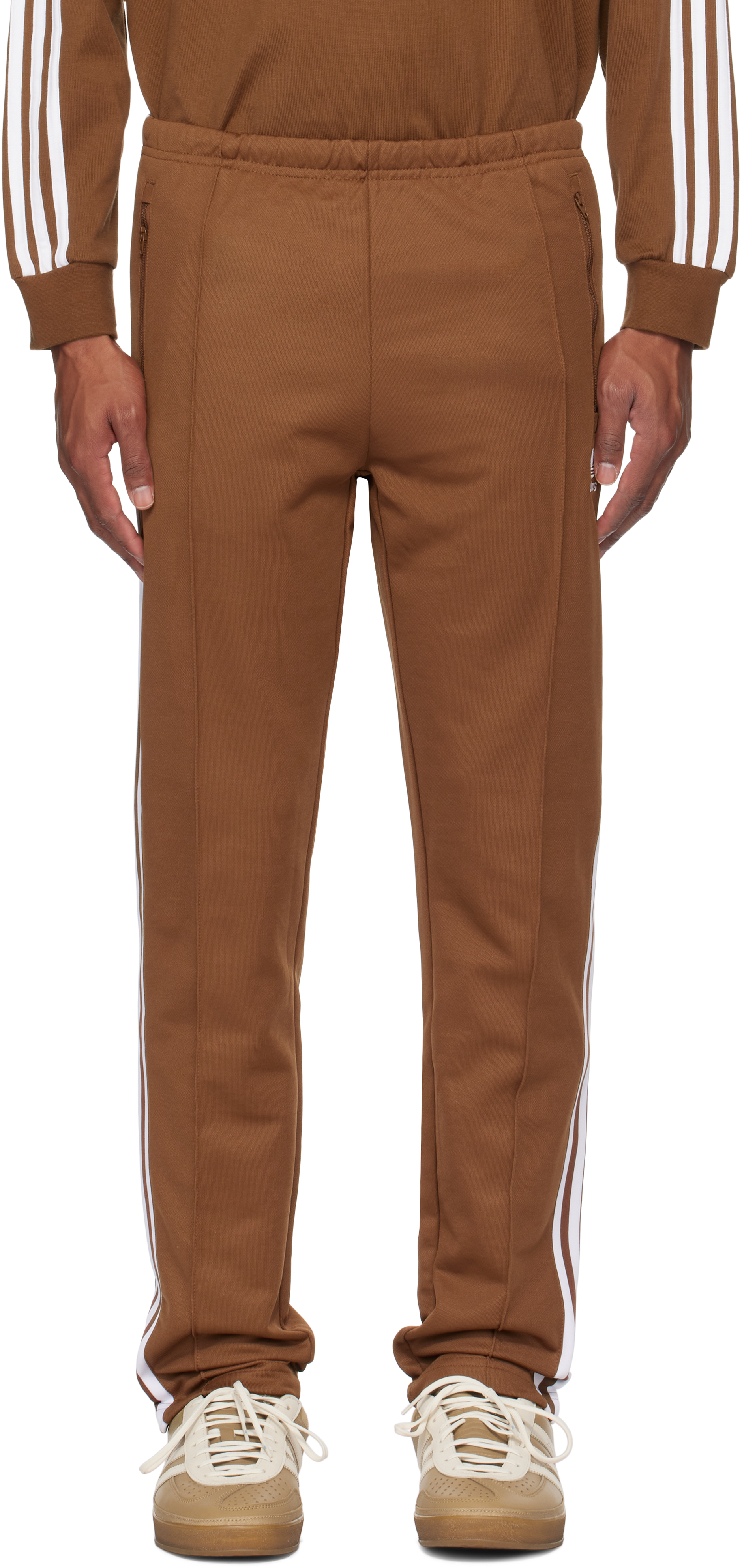 Brown Adicolor Classics Beckenbauer Track Pants