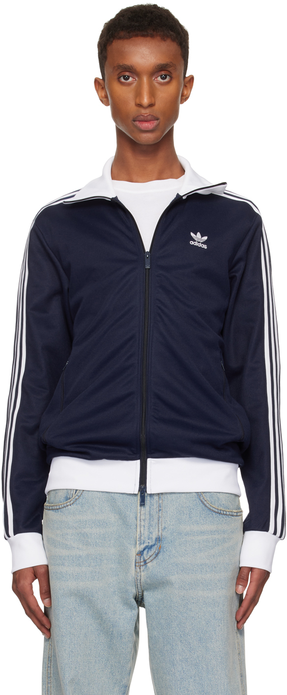 adidas Originals Navy Adicolor Classics Beckenbauer Track Jacket SSENSE UK