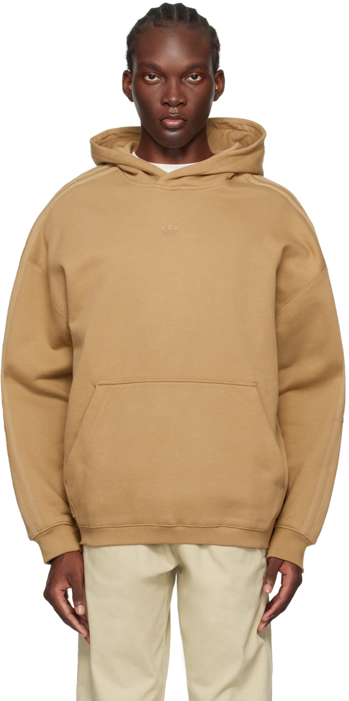 Adidas Originals Tan Field Issue Essentials Hoodie