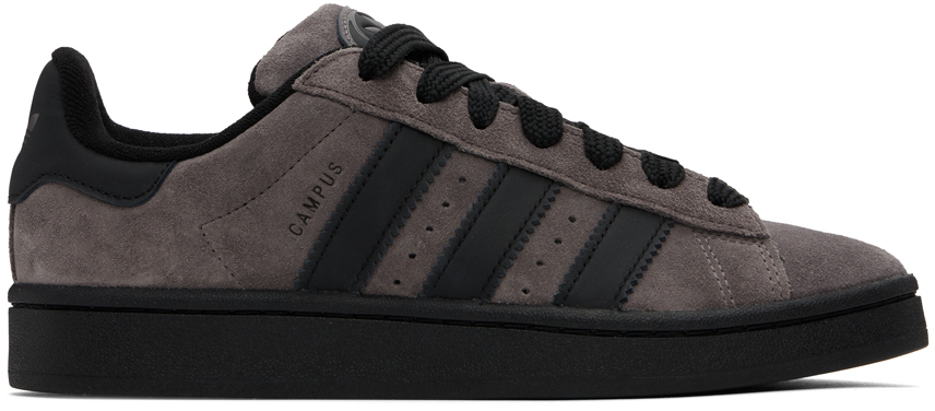 Adidas Originals Gray Campus 00s Sneakers In Charcoal / Core Blac
