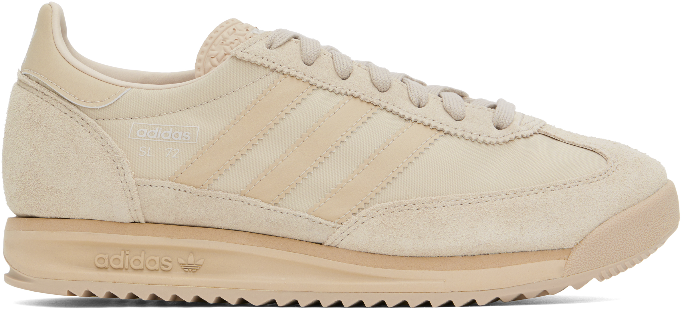 【関税込み】adidas Originals ベージュ SL 72 RS スニーカー adidas Originals: ベージュ SL 72 RS スニーカー | SSENSE 日本