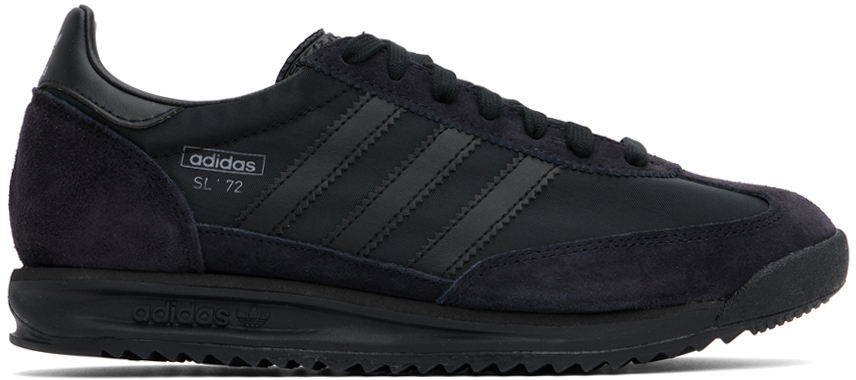 ADIDAS ORIGINALS BLACK SL 72 RS SNEAKERS