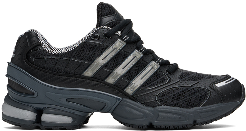 Shop Adidas Originals Black Ozeweego Pro Sneakers In Core Black / Iron Me