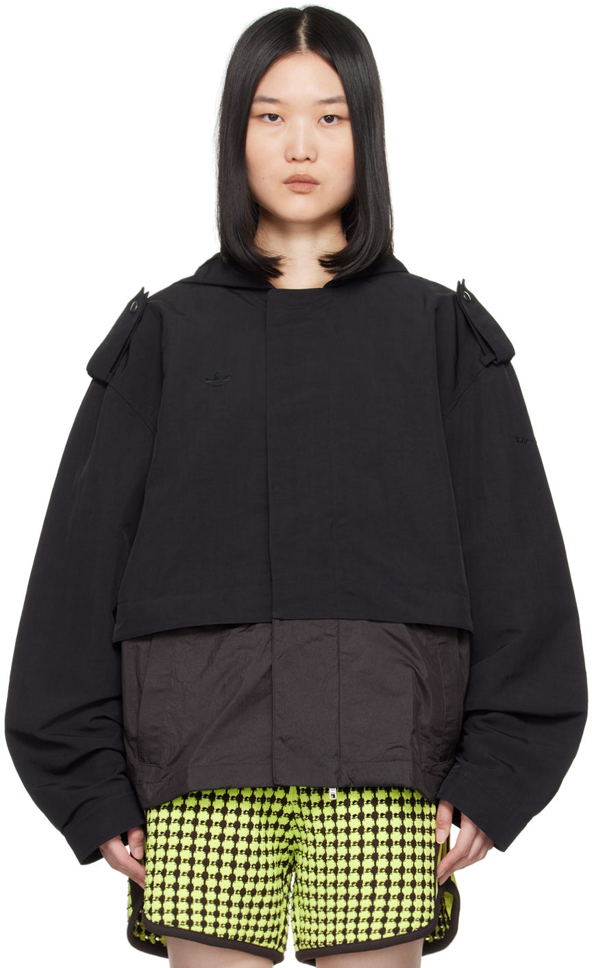 Black adidas Originals Edition Nylon Bungee Jacket