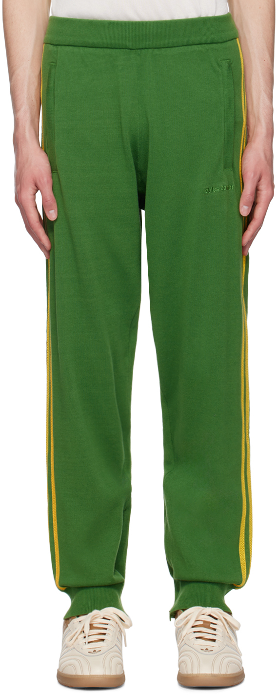 Green 
Yellow adidas Originals Edition Embroidered Logo Sweatpants