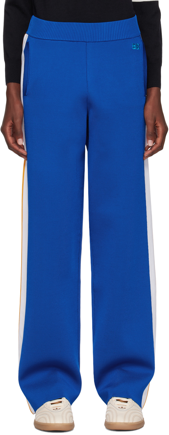 Shop Wales Bonner Blue Tide Track Pants