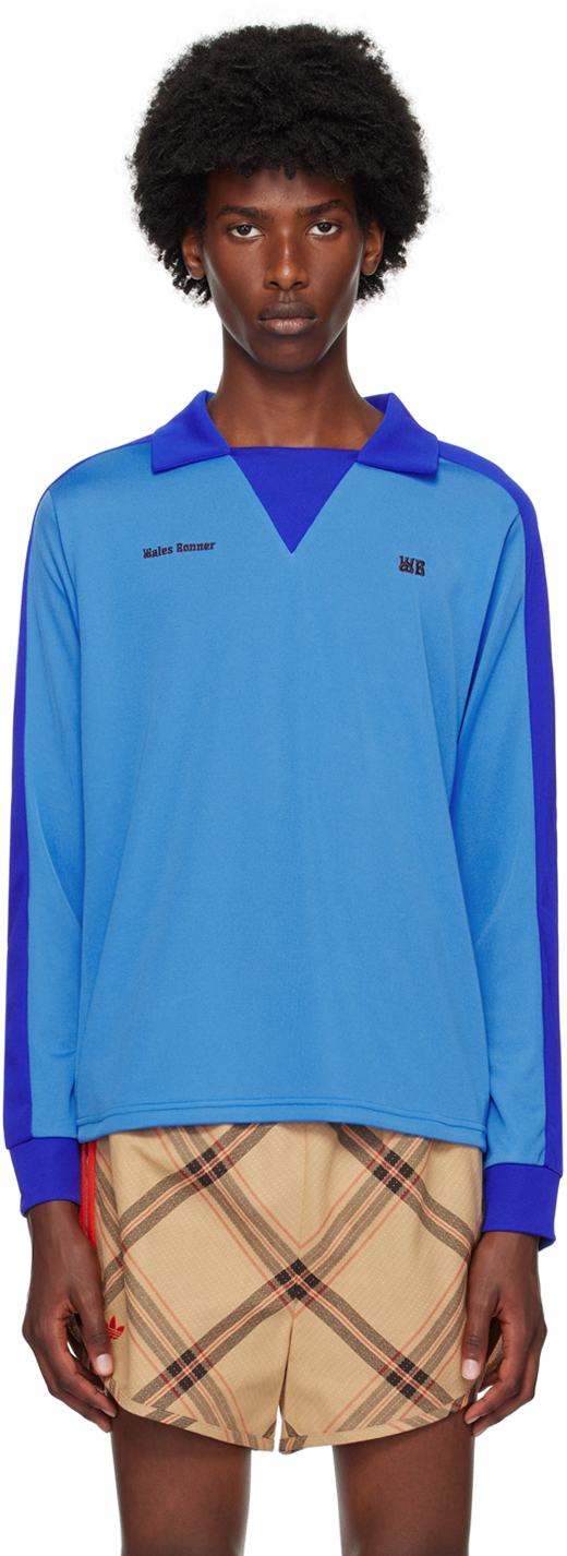 Shop Wales Bonner Blue Home Jersey Polo