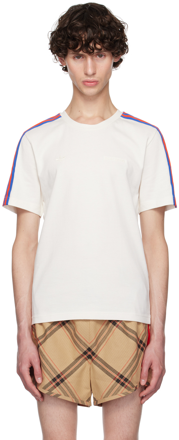 Shop Wales Bonner Off-white Adidas Originals Edition Set-in T-shirt In Chalk White