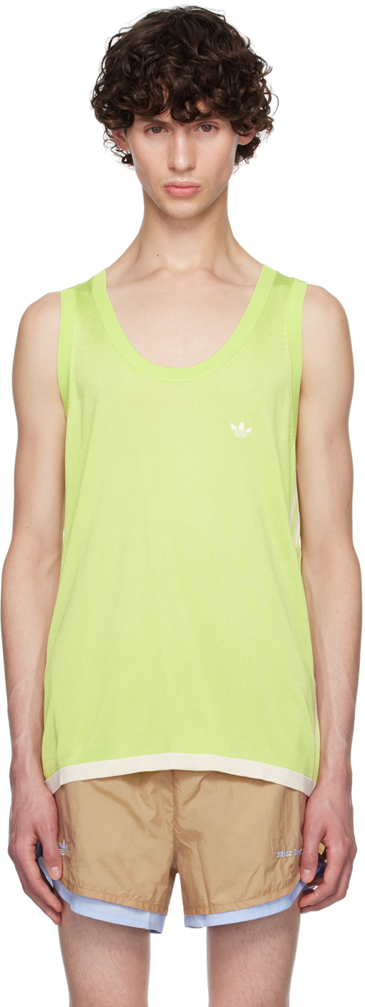 Green adidas Originals Edition Embroidered Logo Tank Top