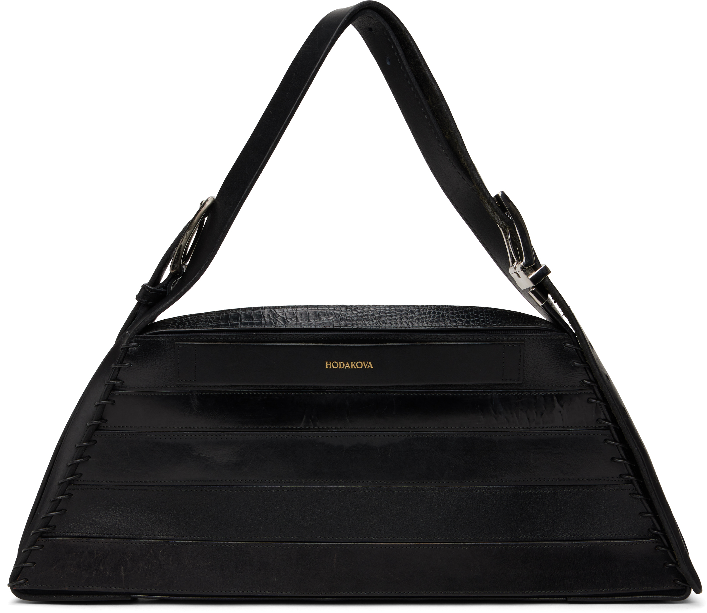 Black Triangle Belt Bag