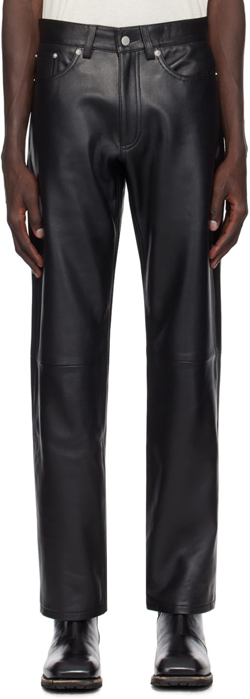 Black Joe Leather Pants