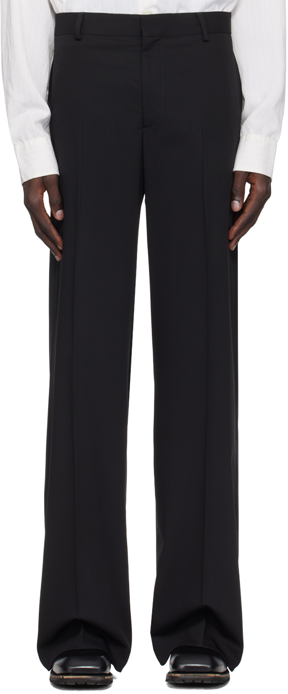 Black Otto Wide Leg Trousers