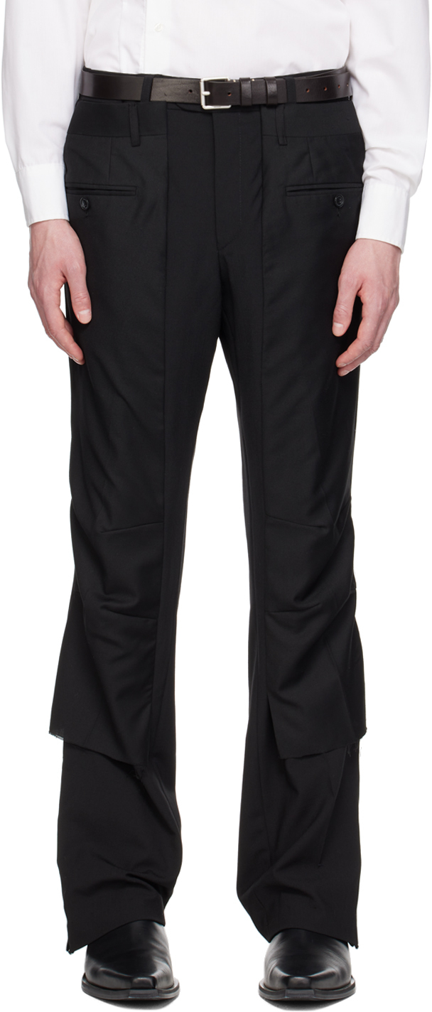 Black Attached Trousers