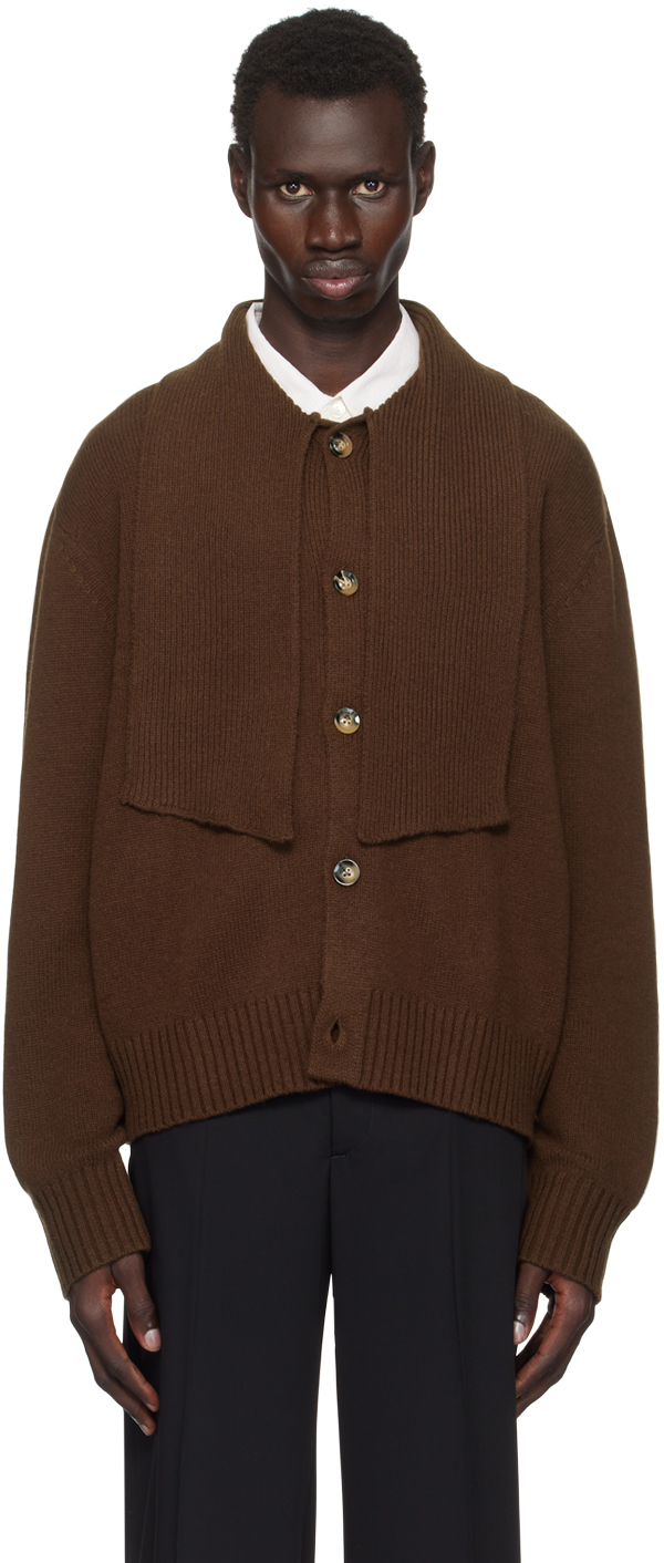 Shop Cmmn Swdn Brown Seth Cardigan