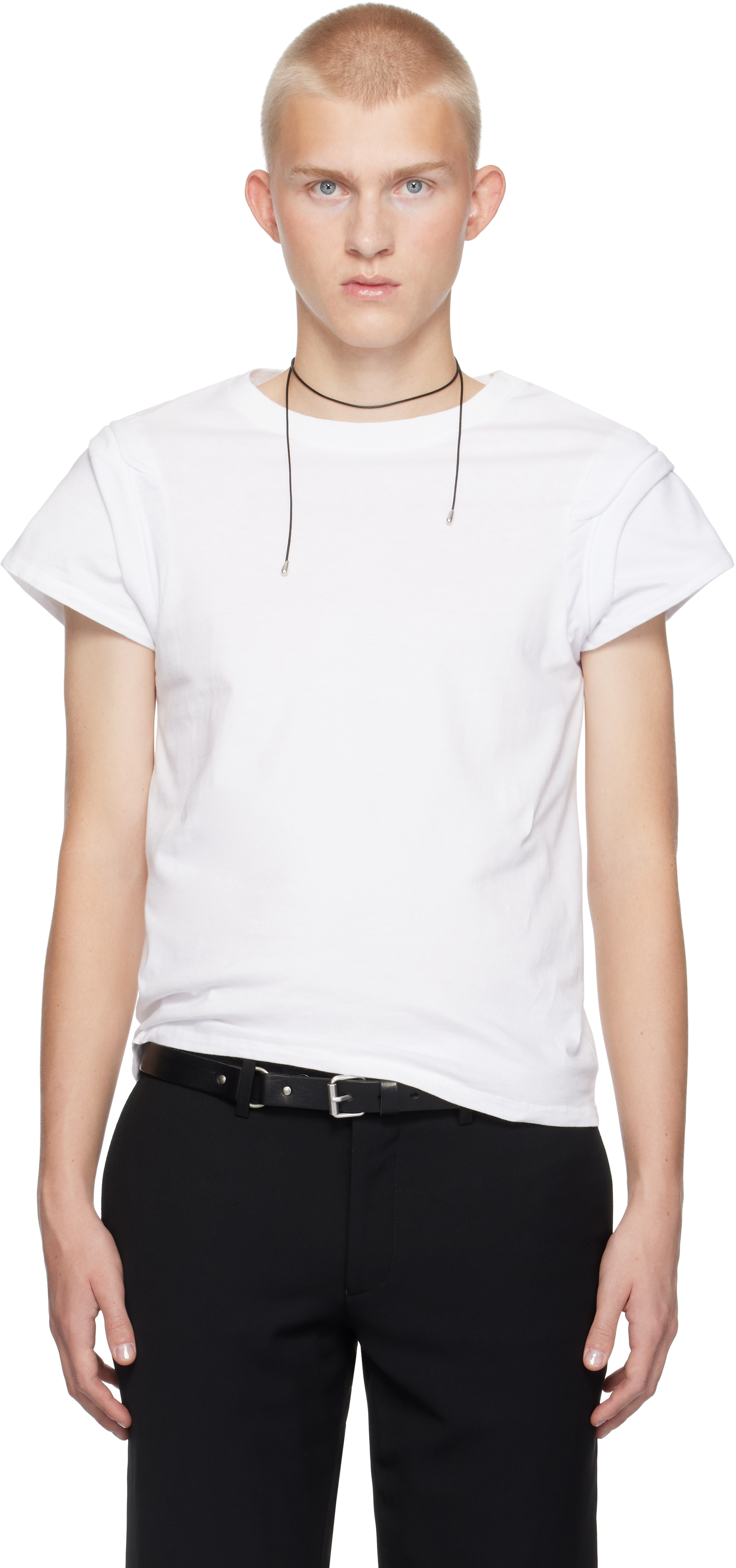 Hodakova White Collar T-shirt