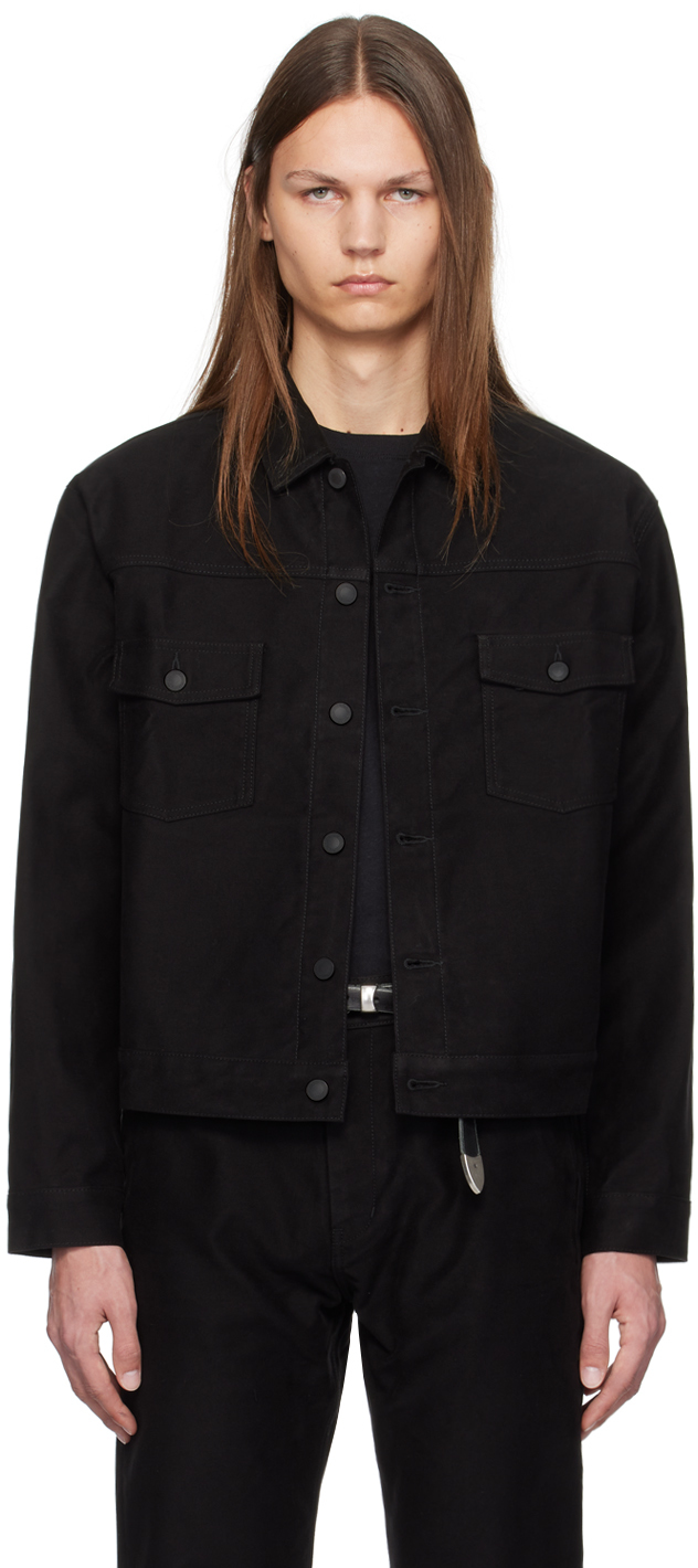 Black Ryder Oversized Moleskin Jacket