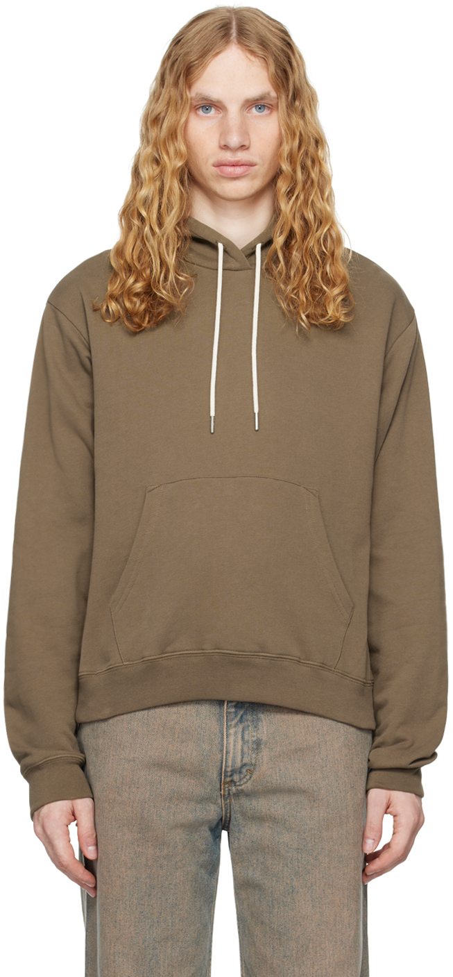 Shop John Elliott Brown Beach Hoodie In Mocha