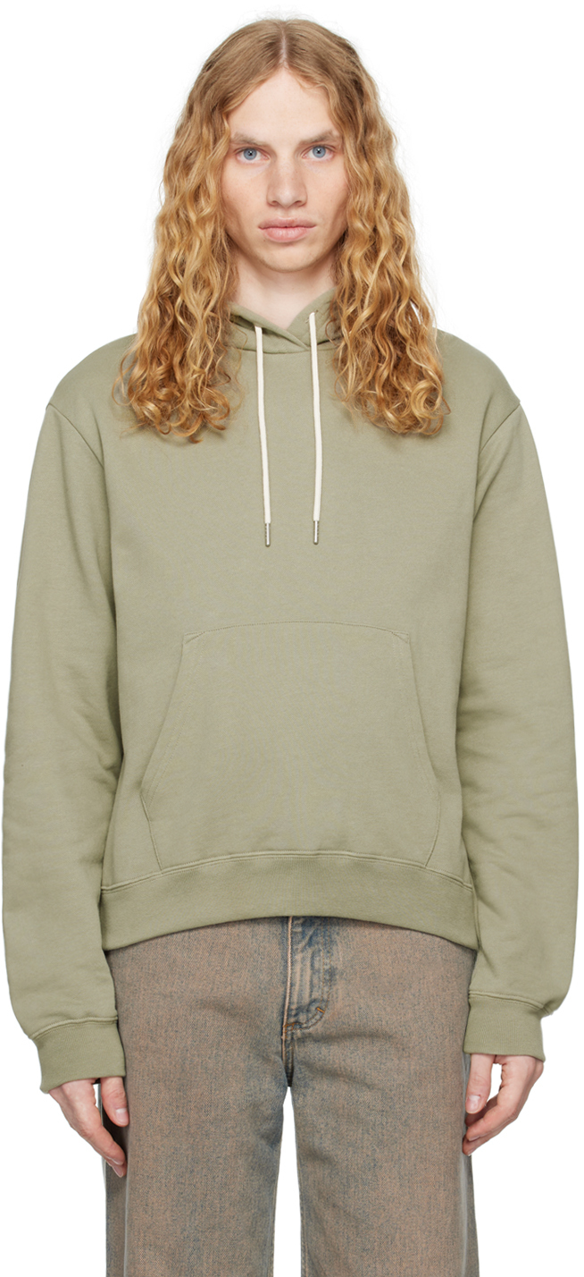 Shop John Elliott Khaki Beach Hoodie In Sage