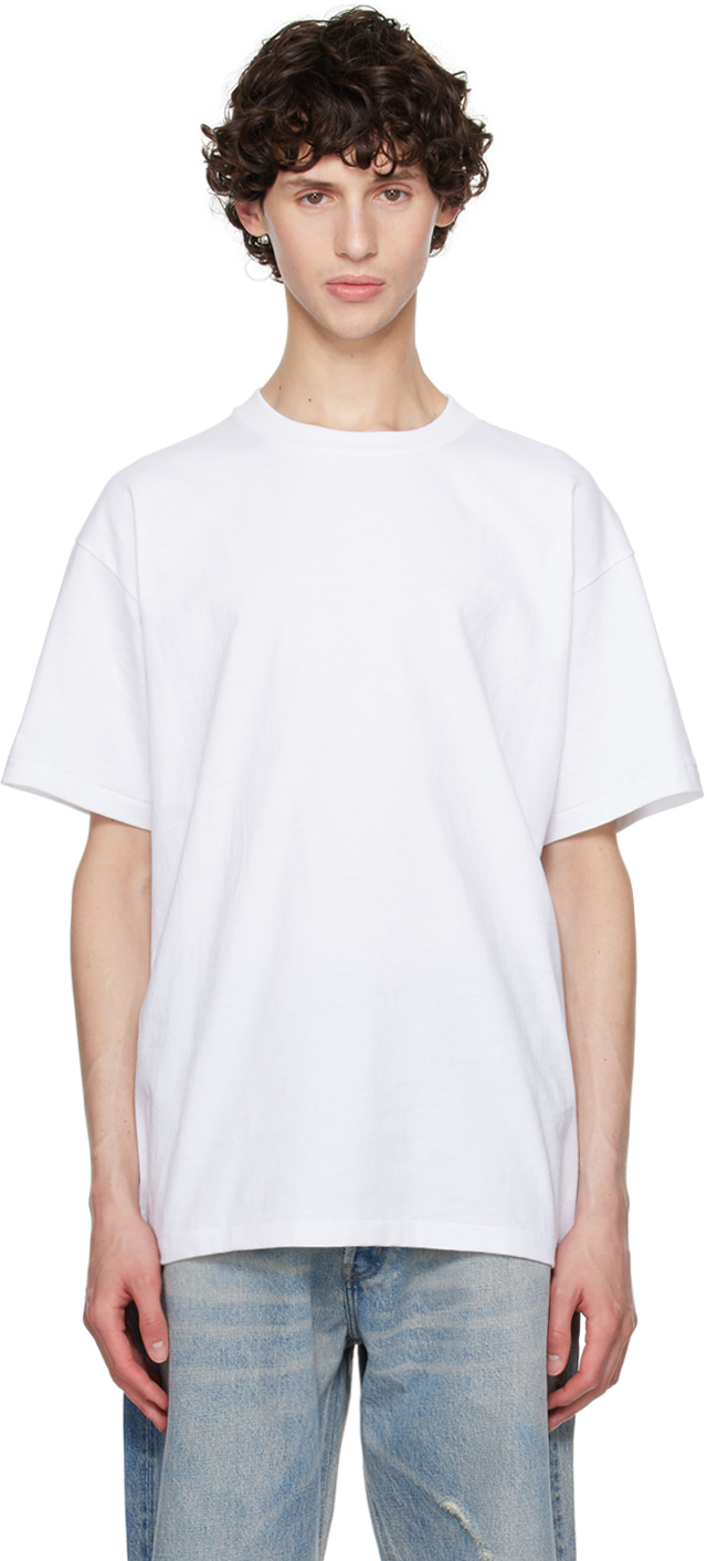 Shop John Elliott White Oversized University T-shirt