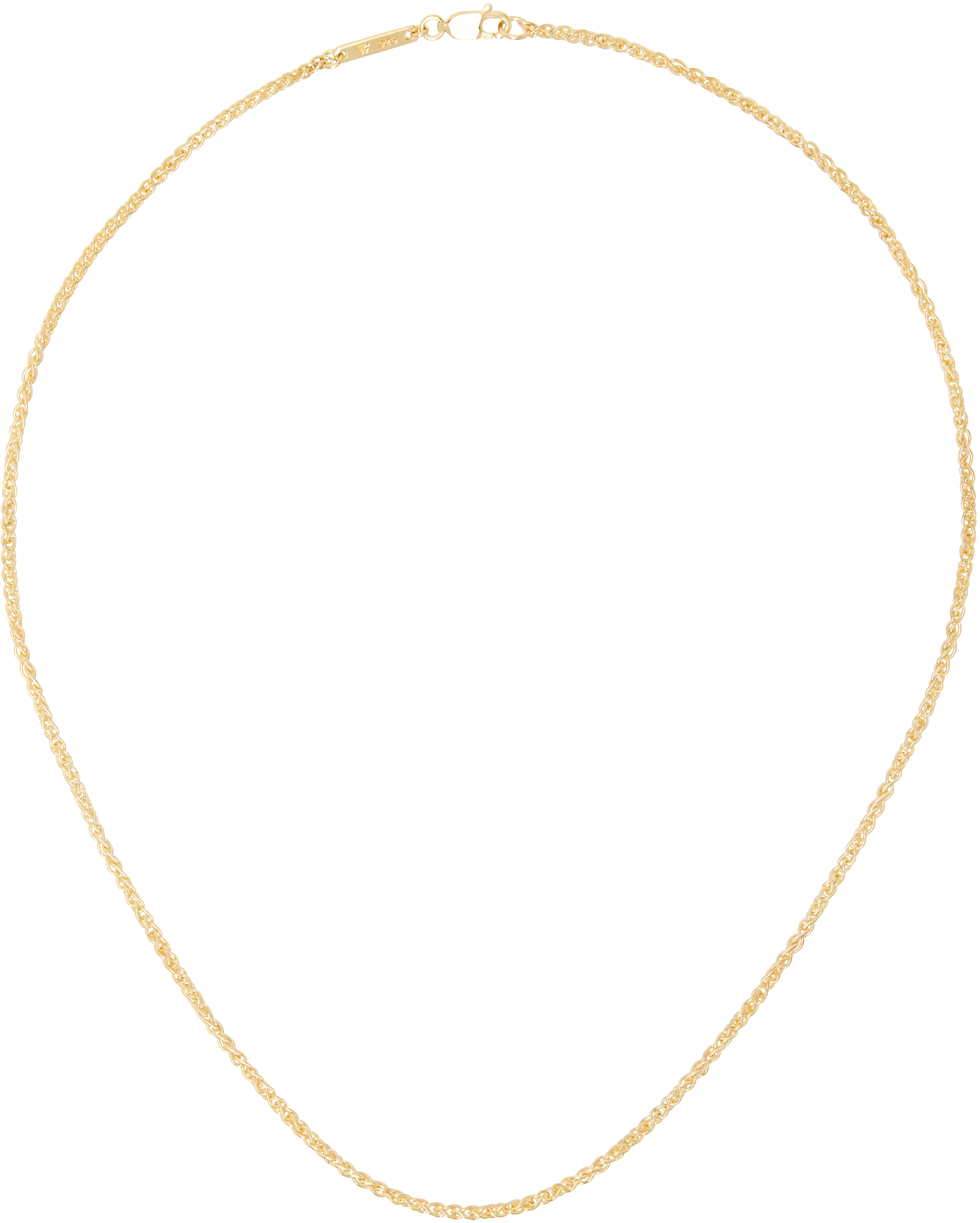 Gold Spike Chain Necklace