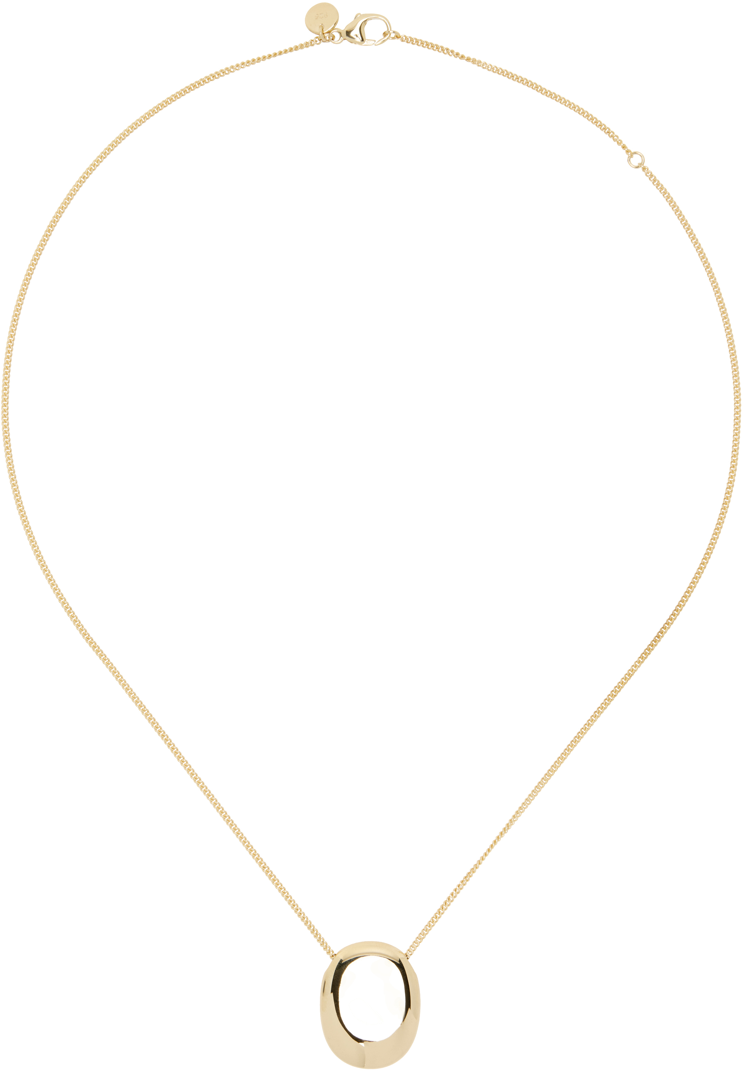 【Tom Wood】Pebble Pendant Gold 18inch Pebble Pendant Gold - Tom Wood Project Official Online Store