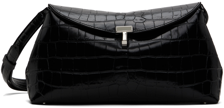 Black T-Lock Clutch